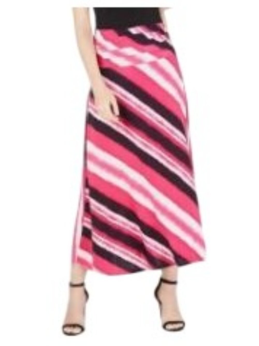 INC Size XL High Rise Chic Skirt Tie Dye Stripe Dye NWT